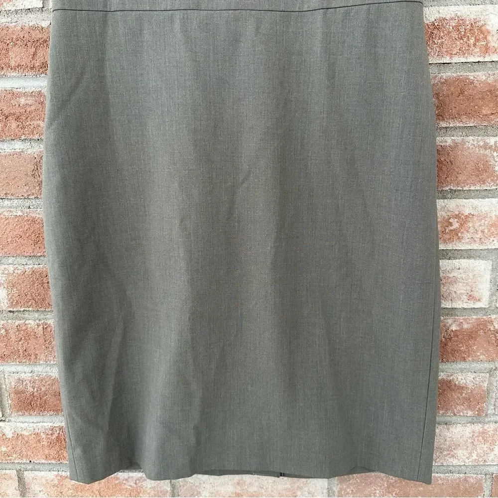 J. Crew Pencil Shift Suiting Dress Gray Knee Length Business NEW Women’s 6 - Picture 3 of 8